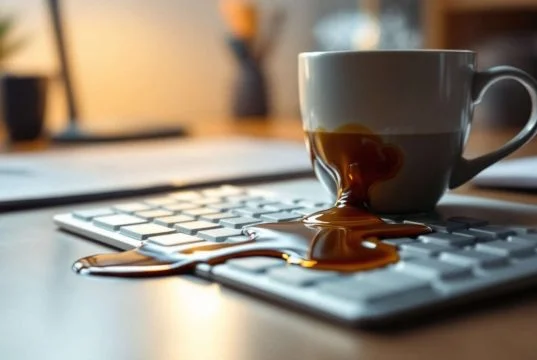 Qué hacer si derramas líquido en tu teclado ? ¿Qué hacer si derramas líquido en tu teclado ?